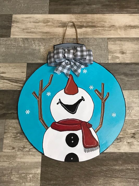 Snowman ornament - Doorhangerjunction