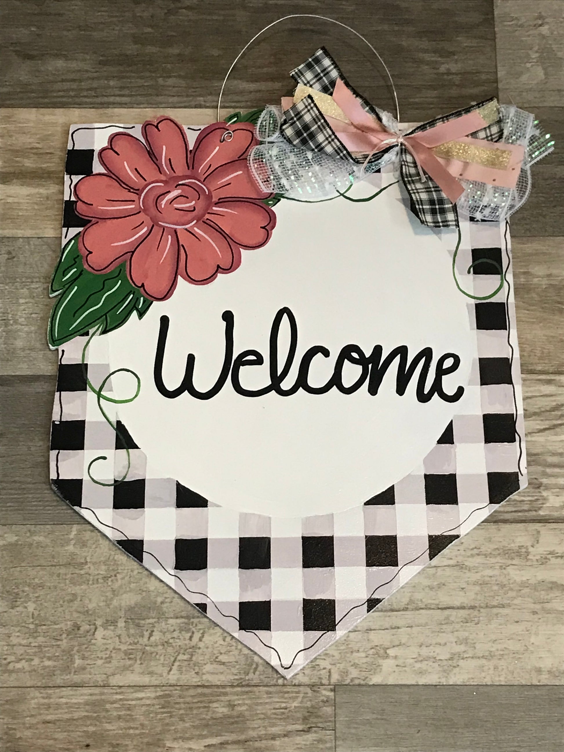 Flower banner - Doorhangerjunction