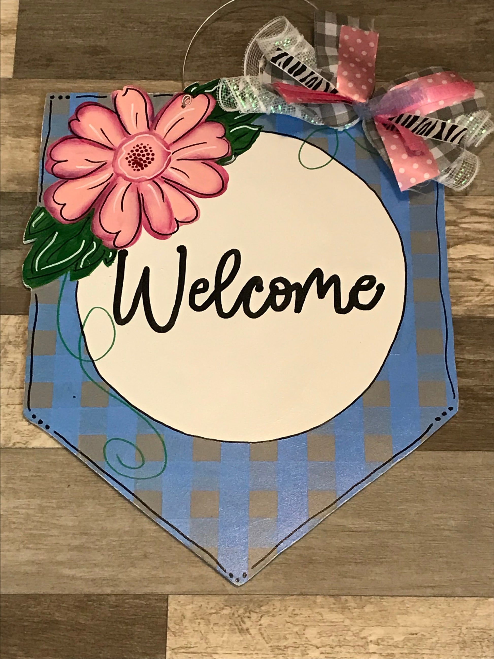 Flower banner - Doorhangerjunction